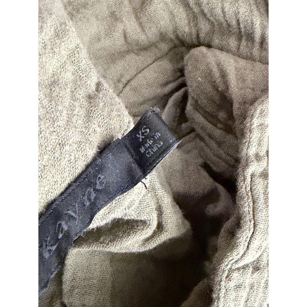 Jenni Kayne Playa pajama set XS olive green khaki - Picture 6 of 8